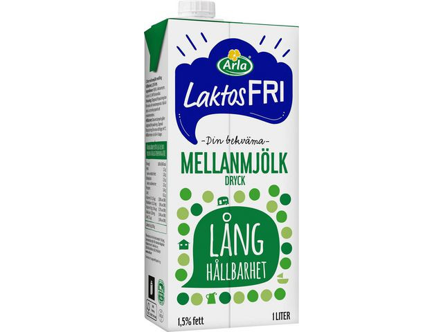 BildeMjölk ARLA lång hållbarhet laktosf 1L