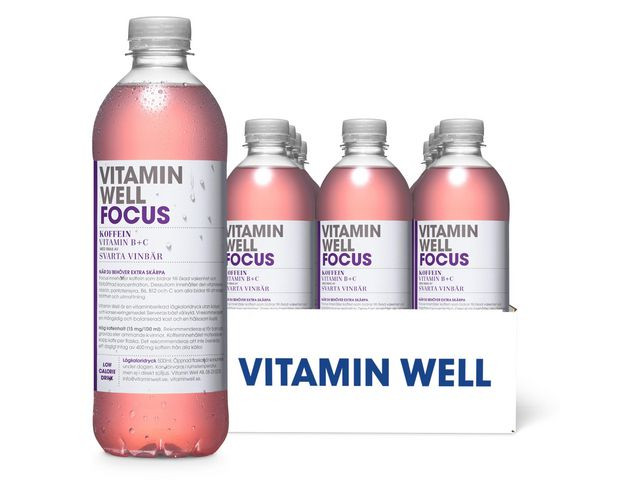 BildeDryck VITAMIN WELL Focus 500ml