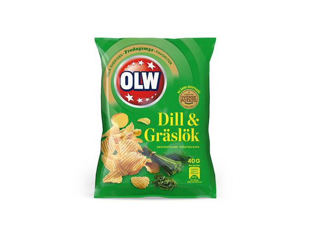 BildeChips OLW dill&gräslök 40g