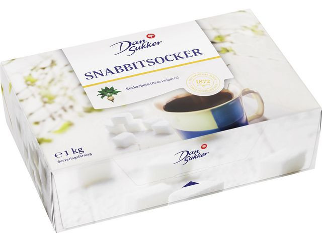 BildeSnabbitsocker DANSUKKER låda 1kg
