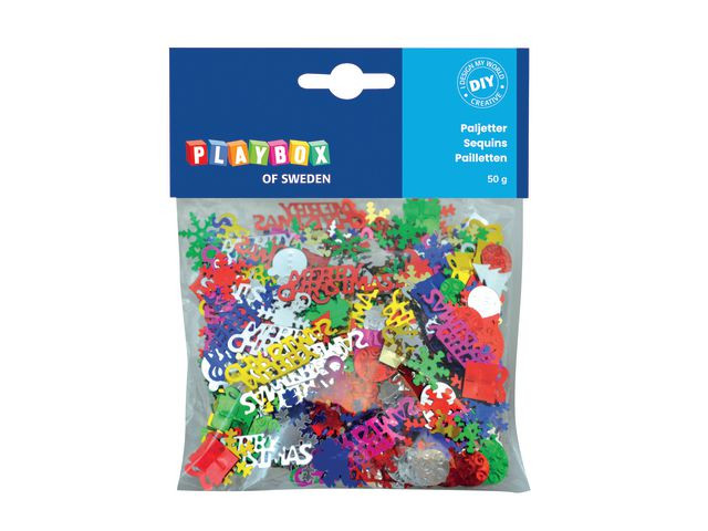 BildePaljetter Julmotiv 50g