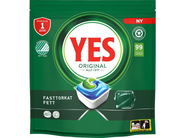 BildeMaskindisk YES Original tabletter 99/fp