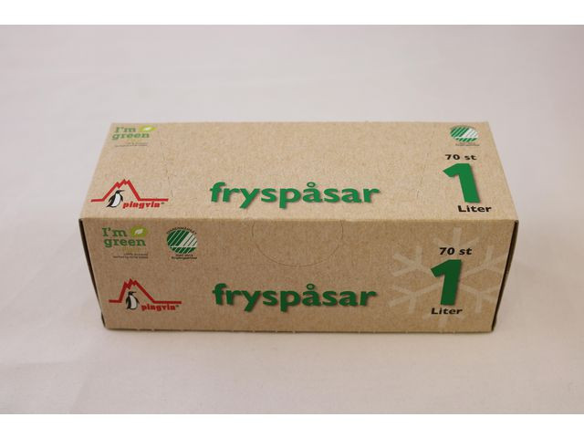 BildeFryspåse PINGVIN ECO LDPE 1L 22my 70/fp