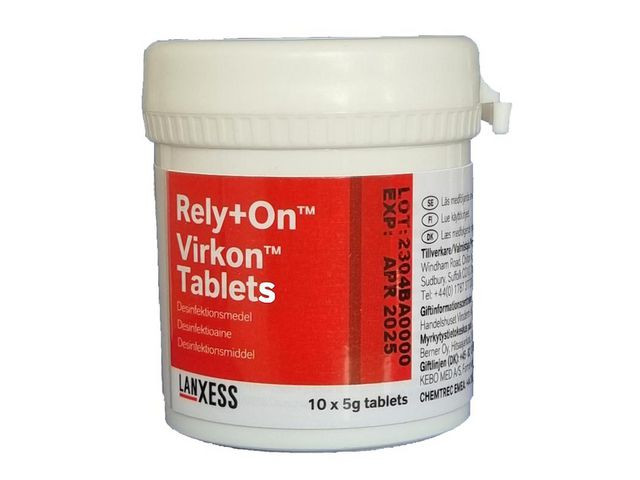 BildeDesinfektionsmedel Virkon 10x5g/fp