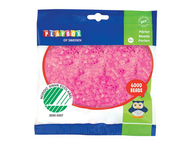 BildeRörpärlor Rosa 6000st/fp