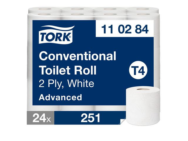 BildeToalettpapper TORK Adv T4 2-lag 24/fp