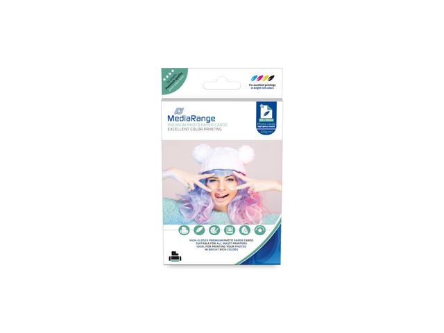 BildeFotopapper MEDIARANGE 10x15 glossy 50/fp