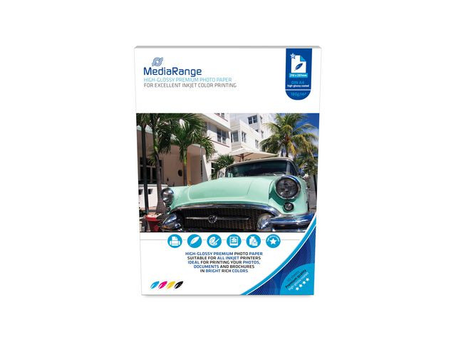 BildeFotopapper MEDIARANGE A4 glossy 50/fp
