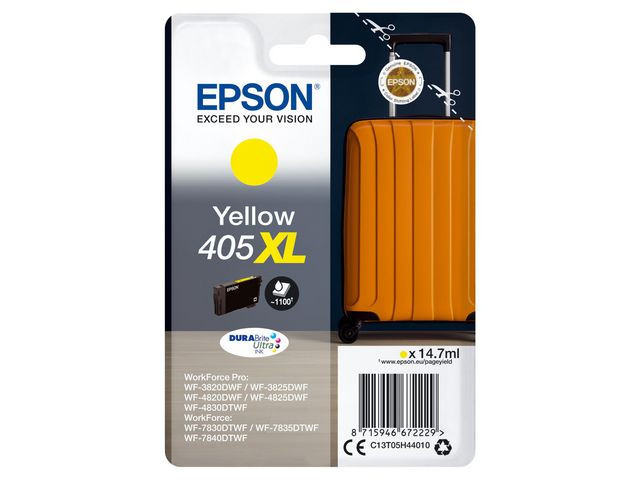 BildeEpson 405XL Y (gul) blekkpatron 14 ml