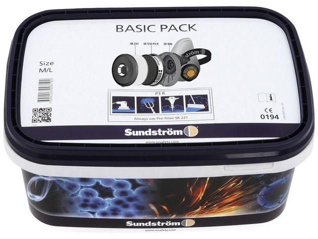 BildeHalvmask SUNDSTRÖM BASIC PACK SR900 M