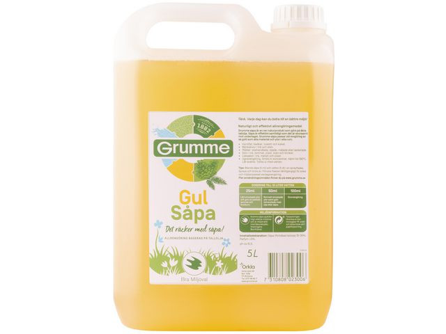 BildeSåpa GRUMME Gulsåpa 5L