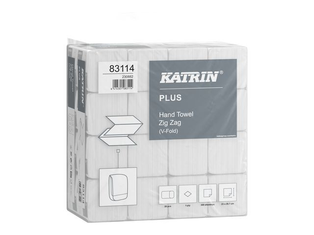BildeHandduk KATRIN Plus ZZ 1-lags 6000/fp
