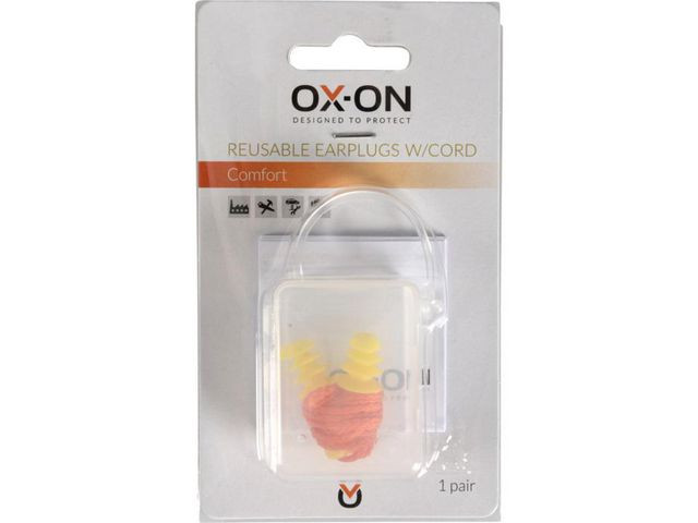 BildeÖronpropp OX-ON Comfort med snöre 1 par