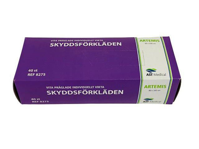 BildeFörkläde 80x160cm box vit 40/fp
