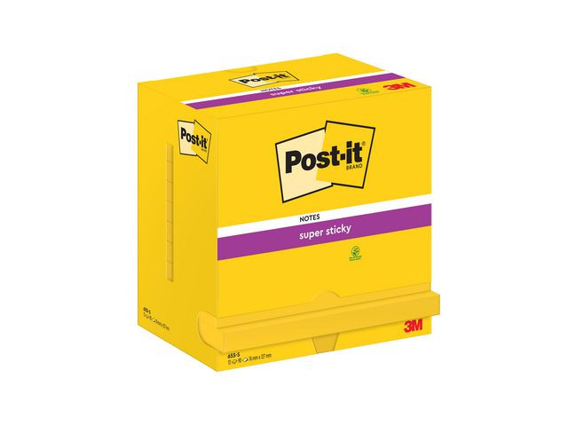 BildeNotes POST-IT SS 76x127mm neongul