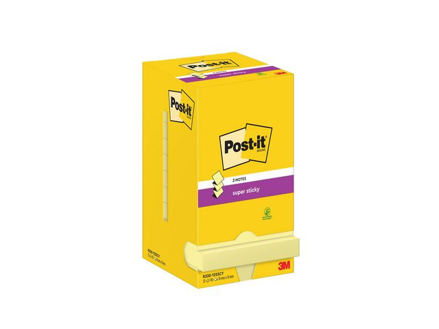 BildeNotes POST-IT SS Z-block 76x76mm gul