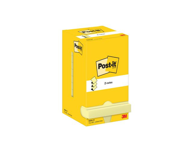 BildeNotes POST-IT Z-block 76x76mm gul