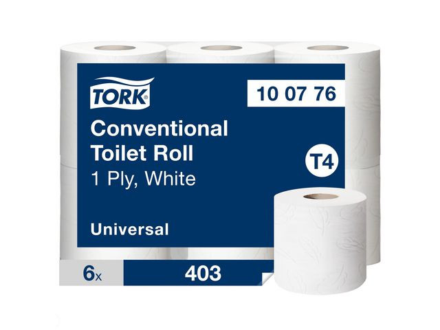BildeToalettpapper TORK Uni T4 1-lag 6/fp