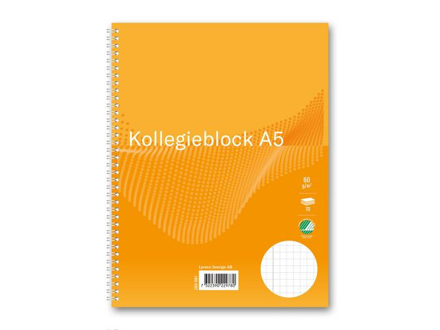 BildeKollegieblock FW A5 60g 70bl rut