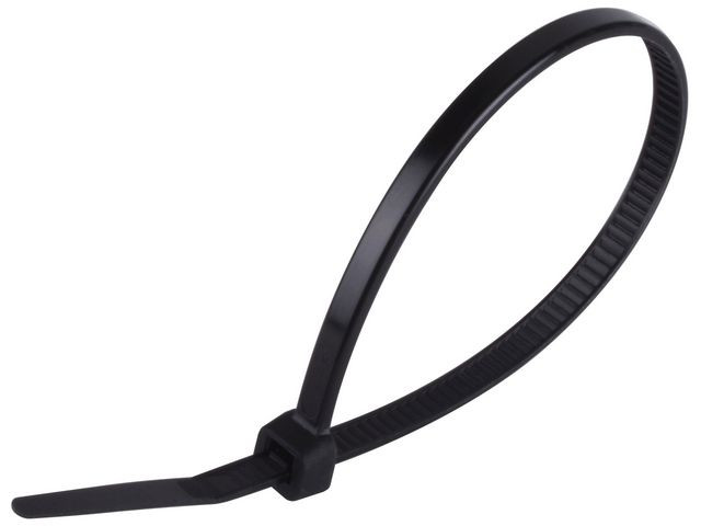BildeBuntband 4,6x390mm Svart 100/fp