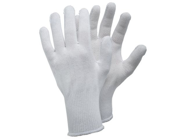 BildeTextilhandske TEGERA 921 noppor vit 8
