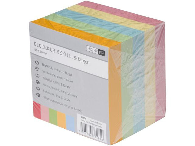 BildeBlockkub Pepperpot 90x90 800ark färg