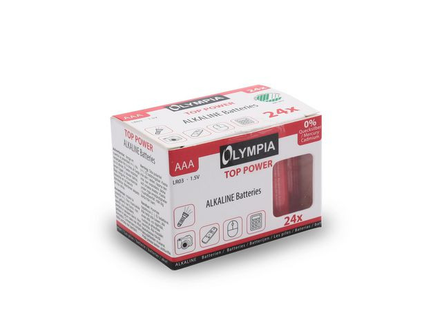 BildeBatteri OLYMPIA AAA 24/fp