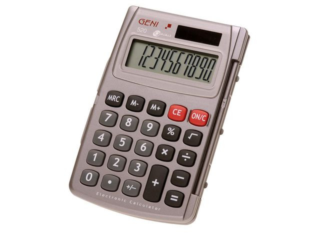 BildeMiniräknare GENIE 520