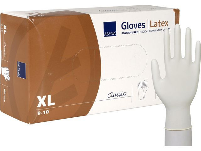BildeLatexhandske puderfri XL 100/fp
