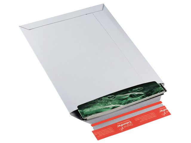 BildePappkuvert COLOMPAC C4+ 245x345x30mm vit