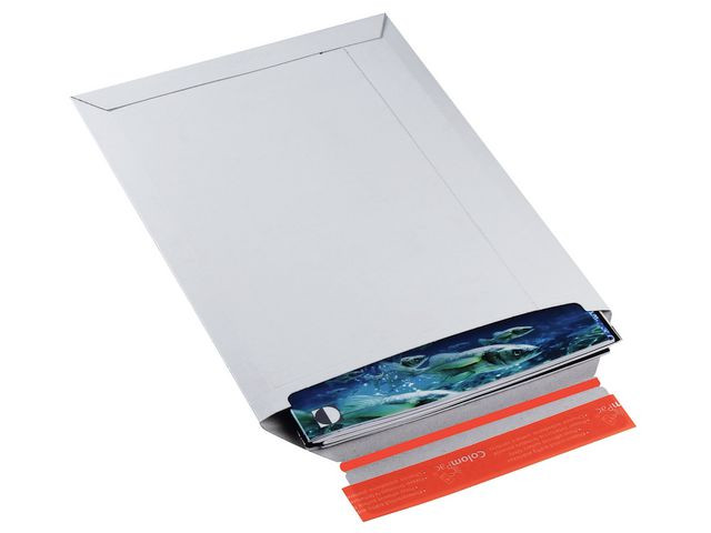 BildePappkuvert COLOMPAC C4 235x310x30mm vit