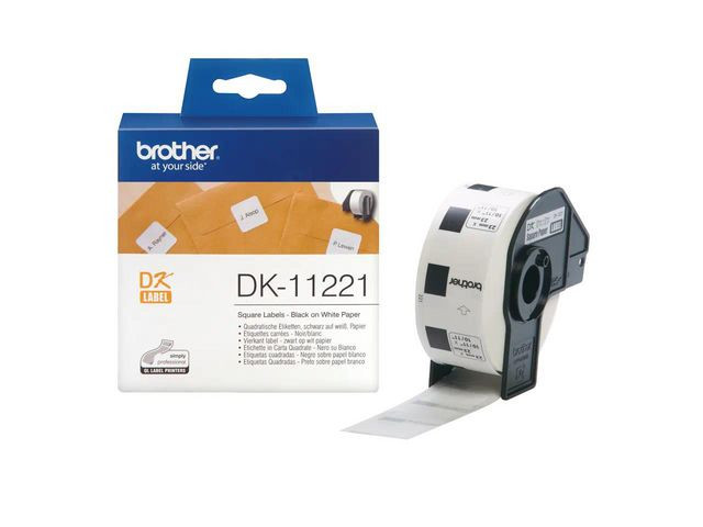 BildeEtikett BROTHER DK11221 23x23mm 1000/fp