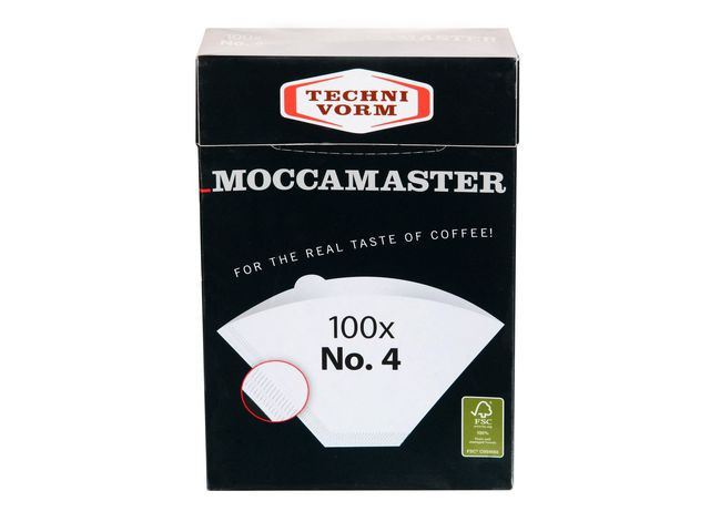 BildeKaffefilter MOCCAMASTER 1x4 100/fp