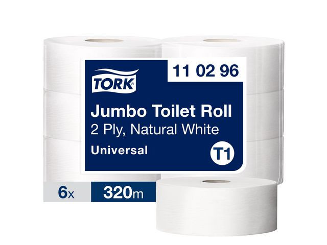 BildeToalettpapper TORK Uni T1 2-lag 6/fp