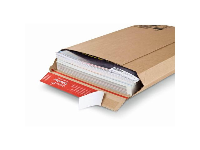 BildePappkuvert COLOMPAC A3 340x500x50mm brun