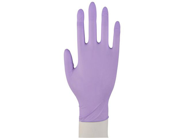 BildeNitrilhandske puderfri lila XS 100/fp