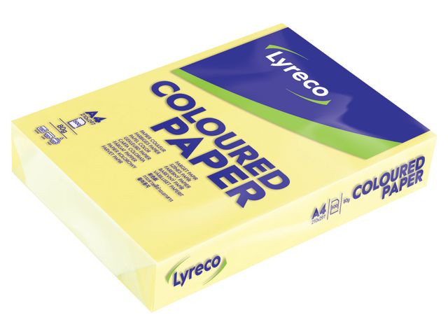 BildeKop.ppr LYRECO A4 80g kanariegul 500/fp