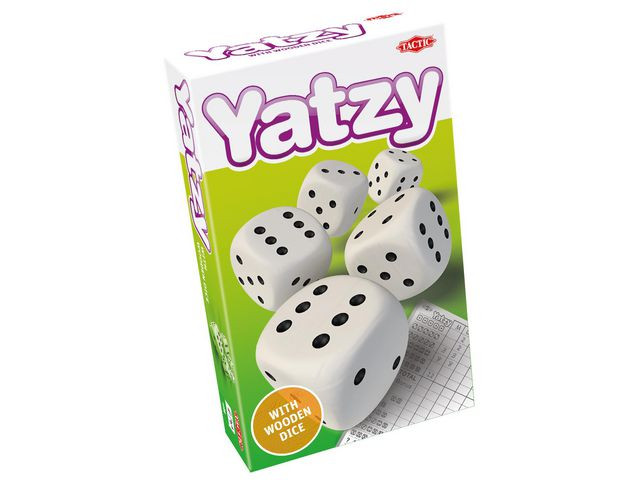 BildeSpel Yatzy med trätärningar