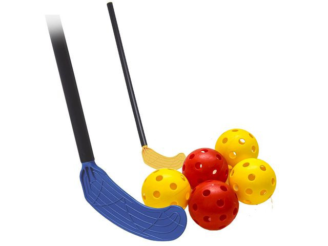 BildeInnebandy 10st klubbor 5 bollar