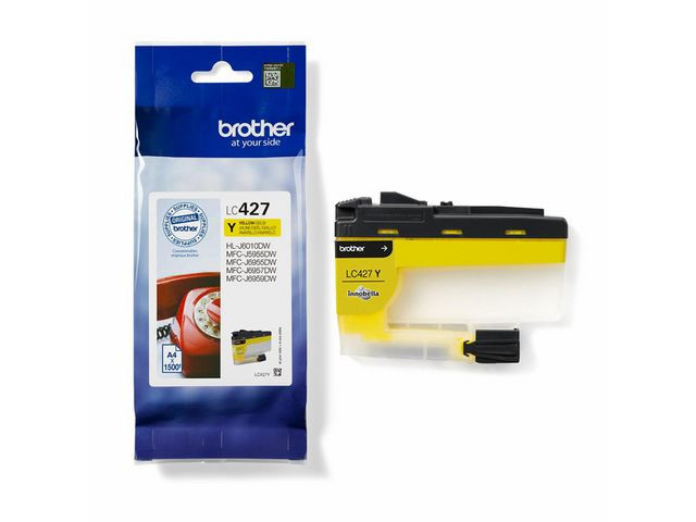 BildeBrother LC427 Y (gul) blekkpatron 1500 sider