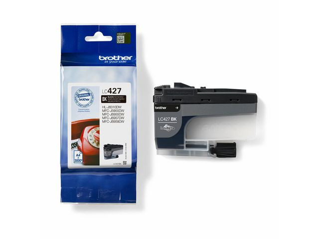 BildeBrother LC427 BK (svart) blekkpatron 3000 sider