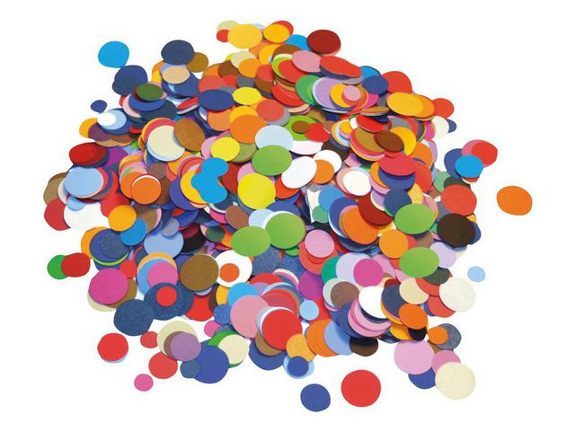 BildePappersmosaik Cirkelmix 200g