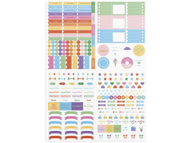 BildeStickersark Color explosion