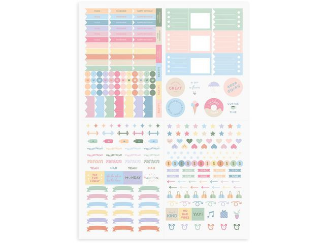 BildeStickersark Pretty Pastels