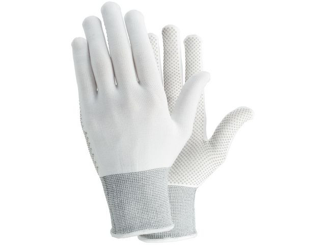 BildeTextilhandske TEGERA 931 noppor vit 8