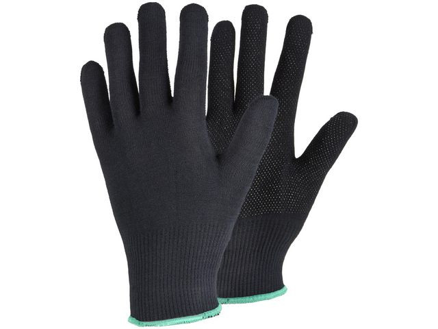 BildeTextilhandske TEGERA 925 noppor svart 7