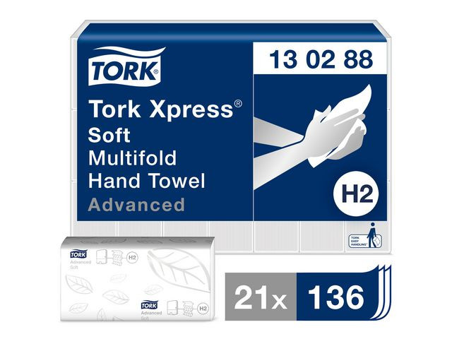 BildeHandduk TORK Adv H2 Xpress 2856/fp
