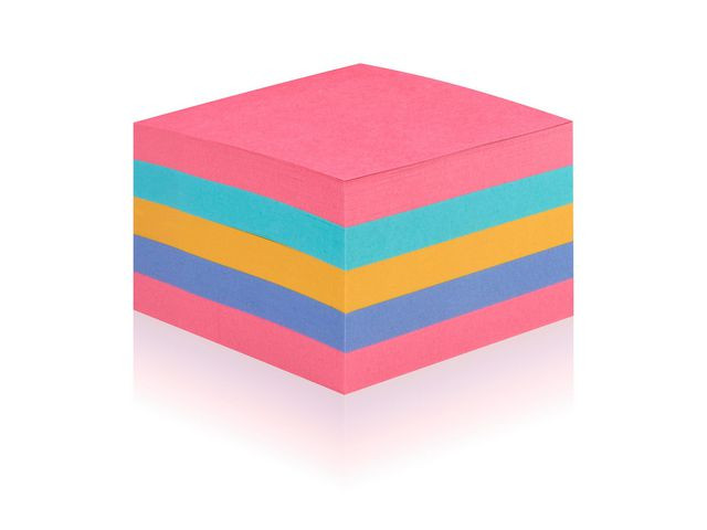 BildeNotes POST-IT SS kub Rainbow 76x76mm