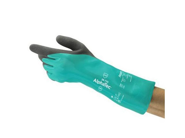 BildeKemikaliehandske ALPHATEC 58-735 10