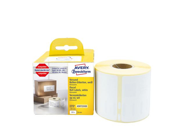 BildeEtikett AVERY på rulle 101x54mm 220/fp